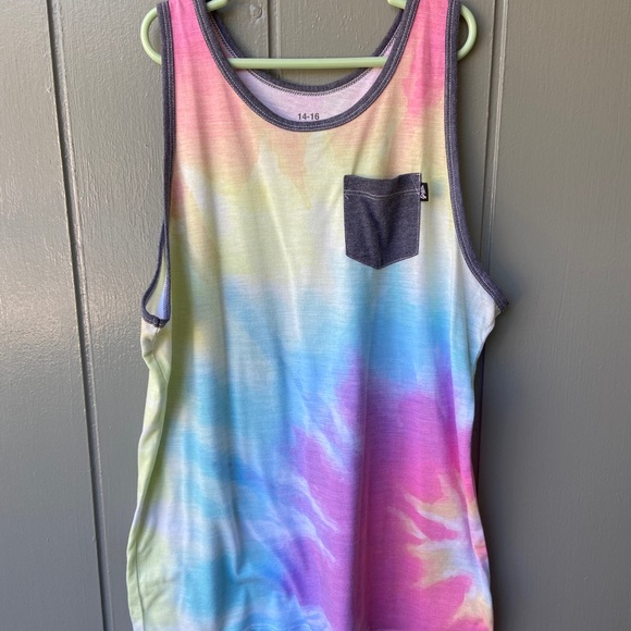 GROM Tie-dye Tank Big Boys Surf Style - Picture 1 of 4